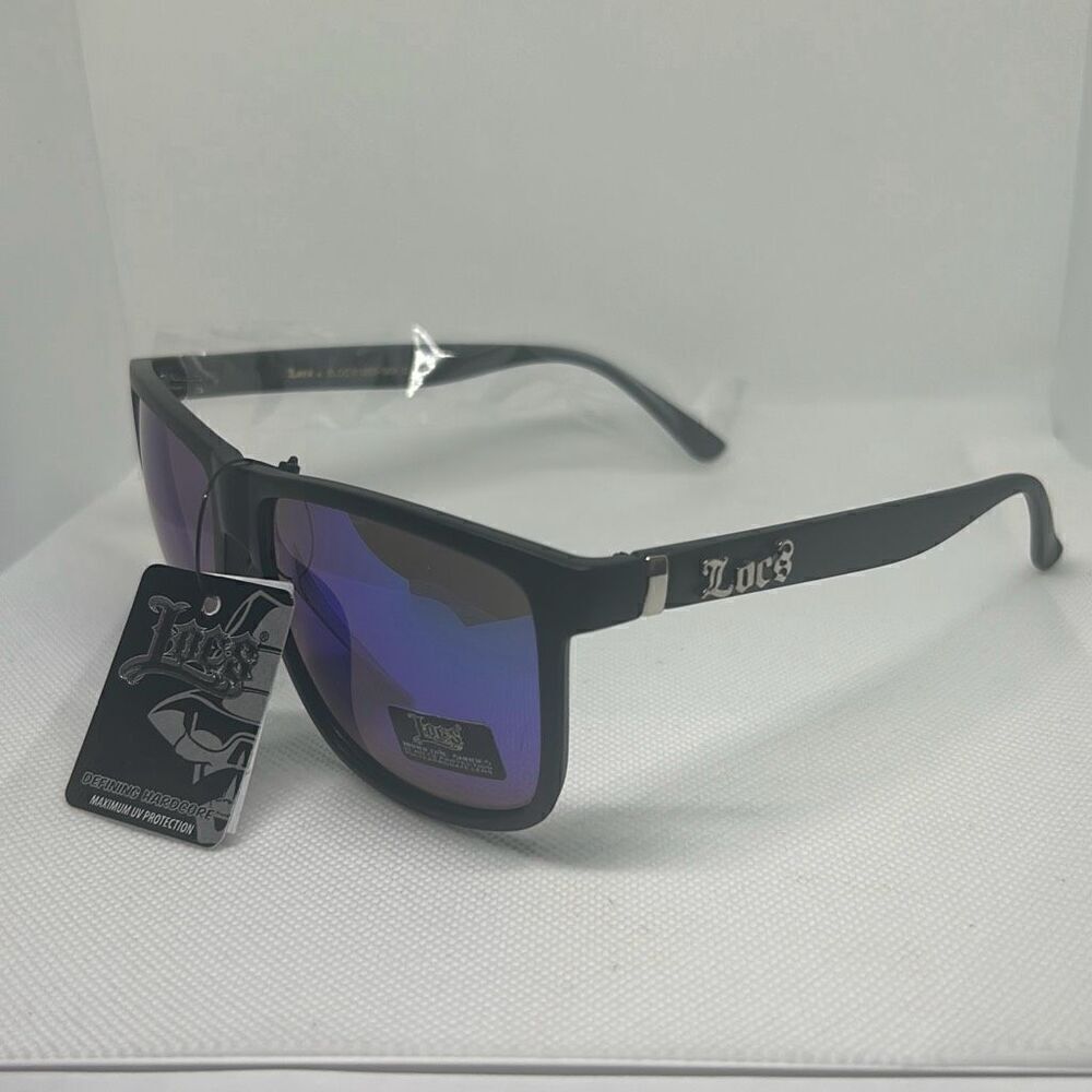 Locs Mens Hardcore Mirrored Sunglasses
